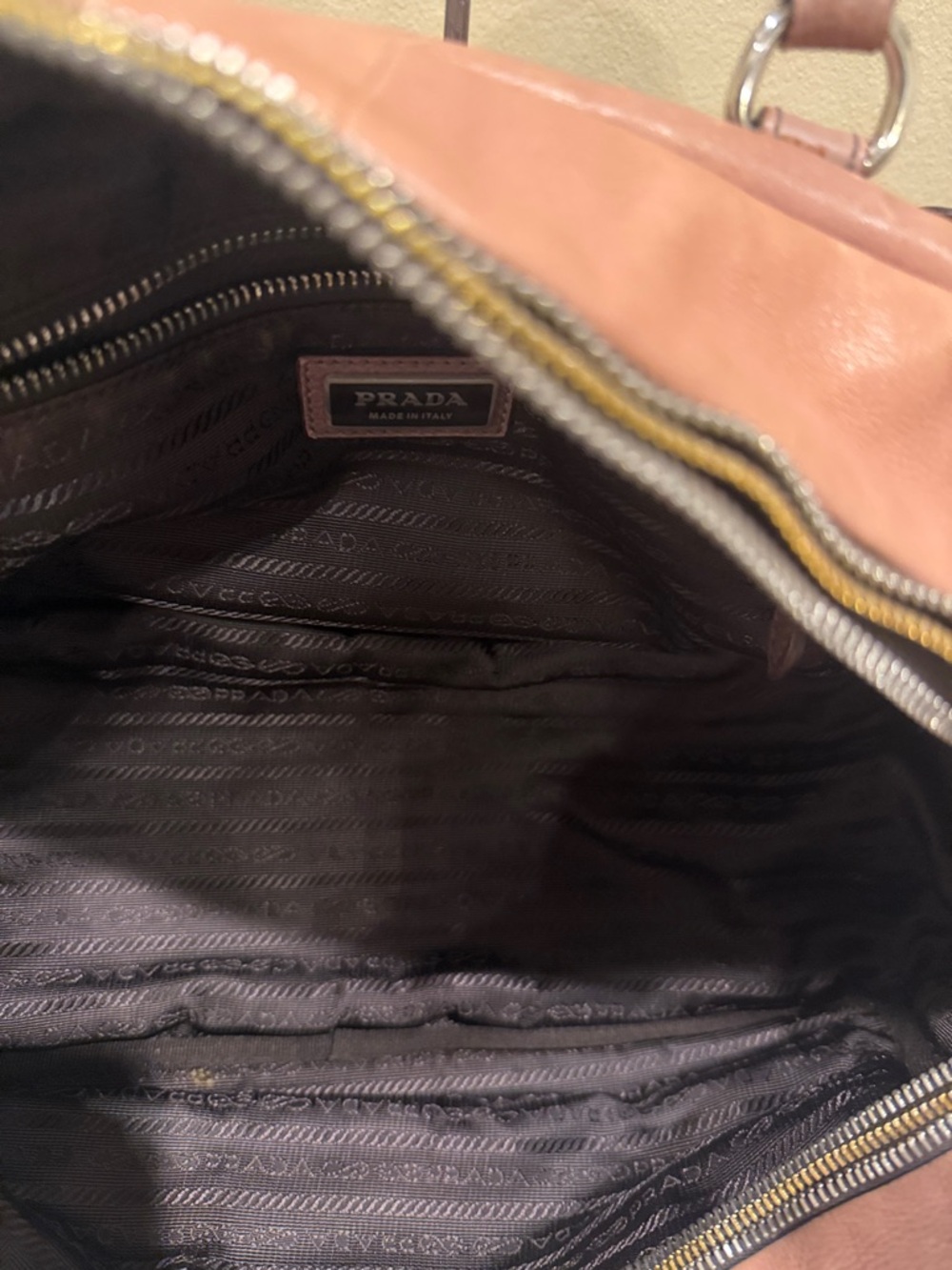 Prada Glace Calf Ombré Bauletto Bag - Picture 6 of 12